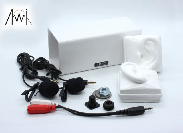 SR3D 3D Binaural microphone affordable DIY Kit