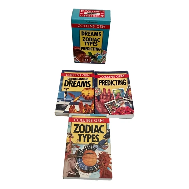 COLLINS GEM BOXSET Dream Zodiac Types Predicting PB Vintage £17.49