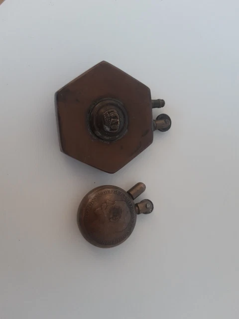 Lot De 2 Briquets Anciens . De La Guerre 1914/1918