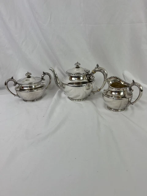 Vintage Sterling Silver Tea Service by SMITH PATTERSON Co. Boston Ma.  892 Grams