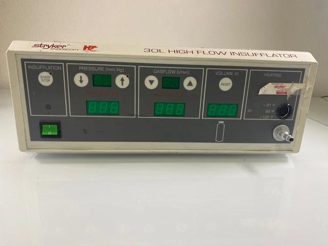 STRYKER 30L High Flow Insufflator REF 620-030-501