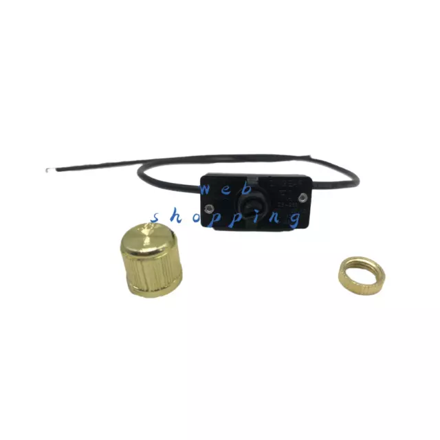 US 500W Zing Ear ZE-256 Rotary Dimmer Light Lamp Switch Brass 1-2-3 Gear