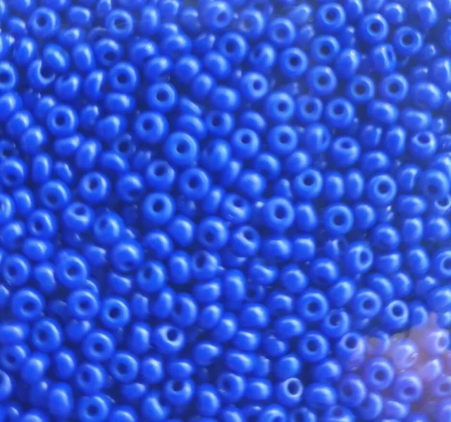 Gutermann 773875 9/o Perline di semi 22 g colore 6668 blu opaco
