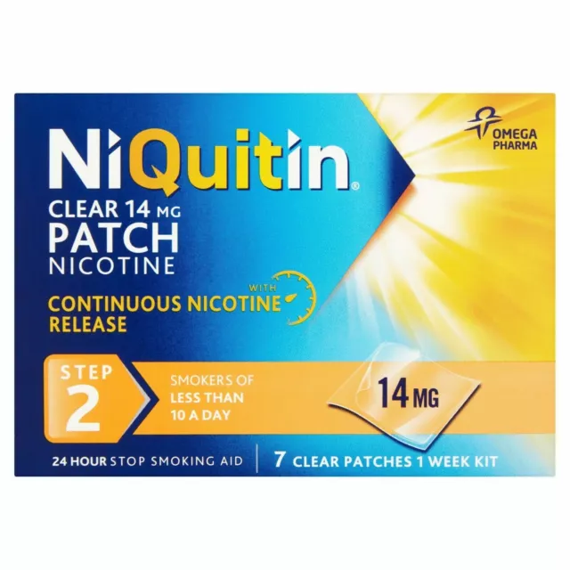 Niquitin Patch Nikotin Schritt 2, 7 Tage Vorrat, 14 mg neu, Original 2