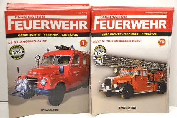 DeAgostini Faszination Feuerwehr 5x Heft / Begleitheft aussuchen aus Liste