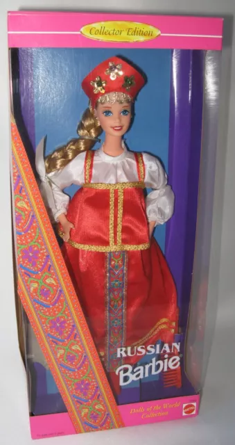 Barbie Russian / Russe 1996 * Dolls Of The World Collection * Neuve En Boite *