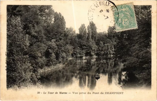 CPA CHAMPIGNY-sur-MARNE Vue prise du Pont (1352232)