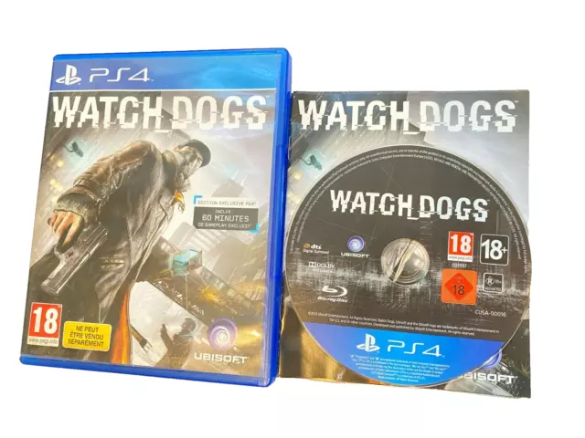 Watch dogs Jeu Ps4 Console Sony Playstation 4 Jeux Video Games