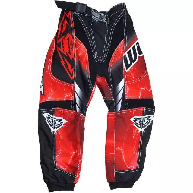 Pantaloni motocross wulfsport forte cucciolo - 20"" - rosso - spazio