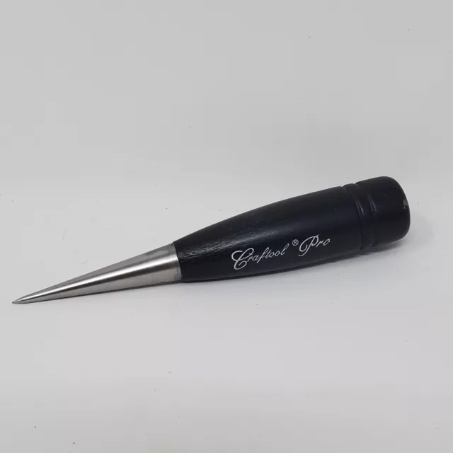 Used Tandy Leather Craftool 3218-00 Pro Burnishing AWL - Black