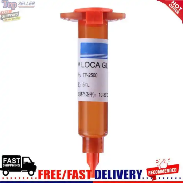 TP-2500 Loca Liquid Optical Clear Adhesive UV Glue for Repair Glass(5ml)