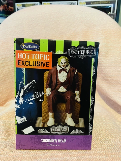 Beetlejuice Shrunken Head Hot Topic Exclusive Never Opened