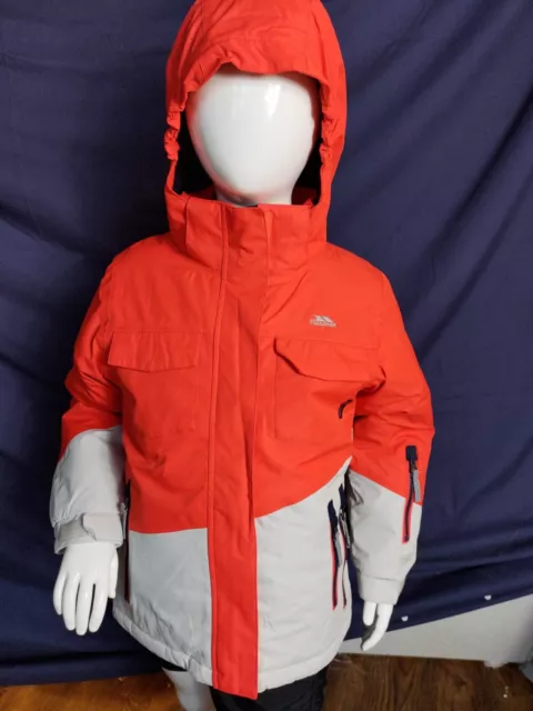 Age 5/6 Settler Girls Trespass Kids Waterproof Ski Jacket Orange