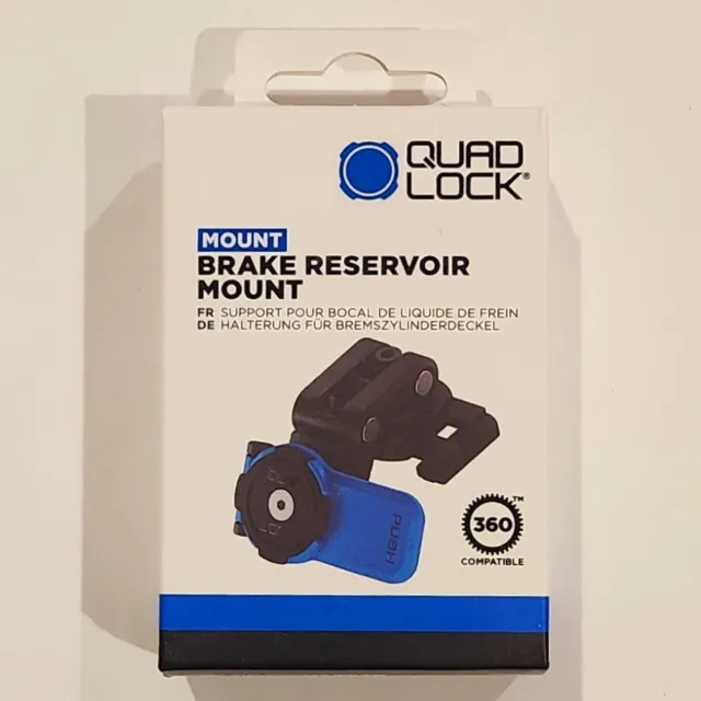 QUAD LOCK Scooter/Motorcycle Brake Reservoir Mount - NEW IN BOX (FREE SHIPPING!)