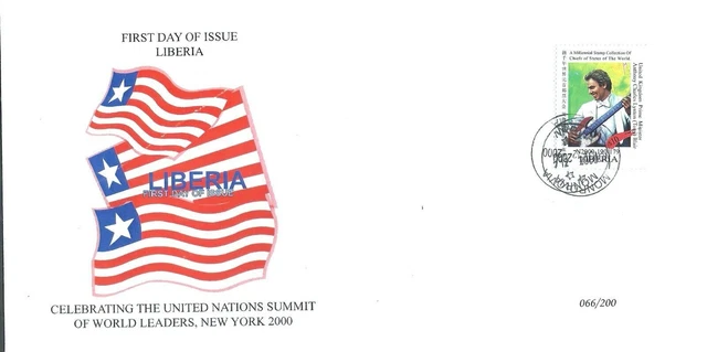 FDC Cover #066 USA UN World Leaders postfrisch Großbritannien...