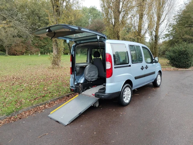 09 Fiat Doblo Dynamic 1.4 Petrol 3 Seat Wav Wheelchair Ramp 12 Mot Ulez