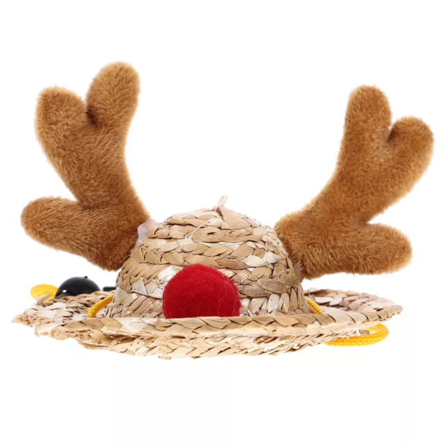 Holiday Small Animal Hat With Adjustable Strap Hamster Small Pets Decorative Hat