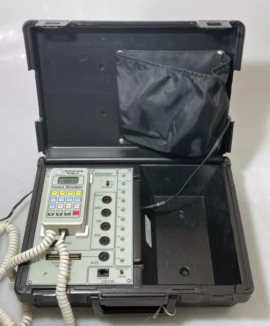Armstrong Medical AA-820 Patient Simulator with Charger (power adapter) and Case