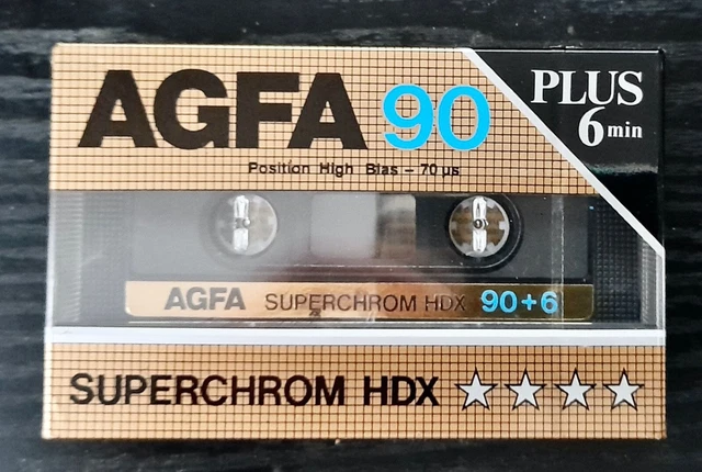 AGFA FeI K7 audio Vierge 60 mn FERROCOLOR HD "Neuve&quot