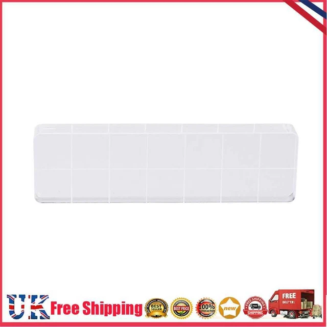 Acryl Stempelblock Klar Stanzwerkzeug Set mit Gitterlinie Handwerk (2x7cm) *Z