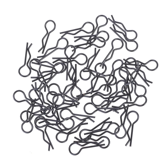 36 Stück RC Karosserie Clips Edelstahl - Für 1/10, 1/12, 1/16 RC Autos | Kompatibel Mit Traxxas & Haiboxing