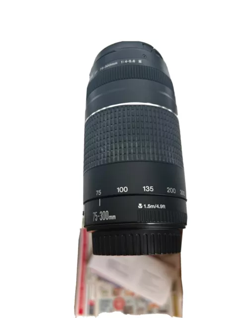 Canon EF 75-300mm f/4-5.6 III Telephoto Zoom Lens T3i T5i T5 T3 60D 70D
