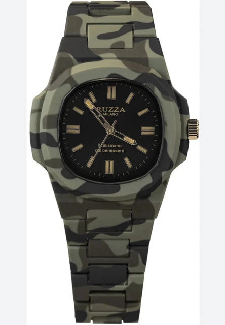 OROLOGIO RUZZA WATCH Camouflage Edizione Limitata Nuovo Full Set