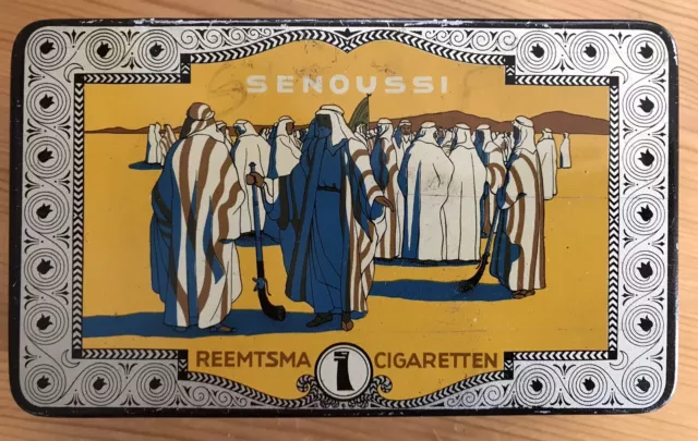 Alte Blechdose - Reemtsma Hamburg - Senoussi 24 Cigaretten