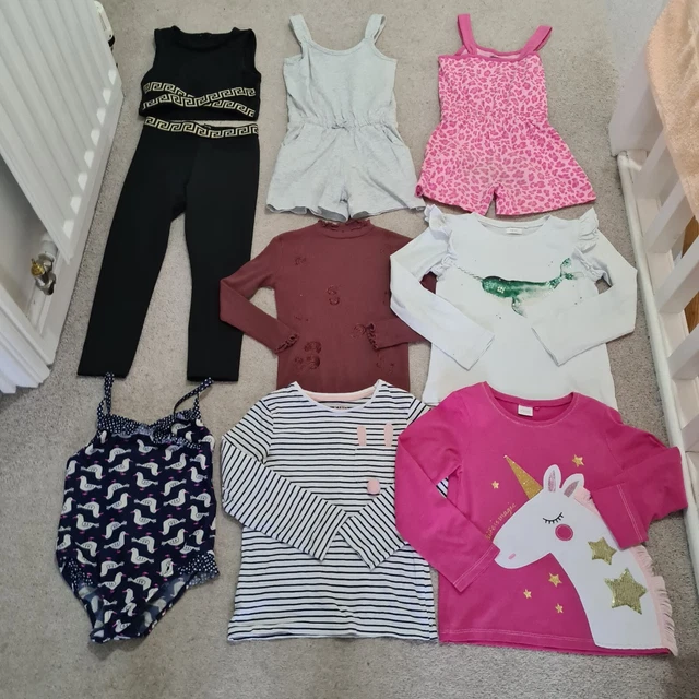 girls summer bundle dress set 4-5 years excellent