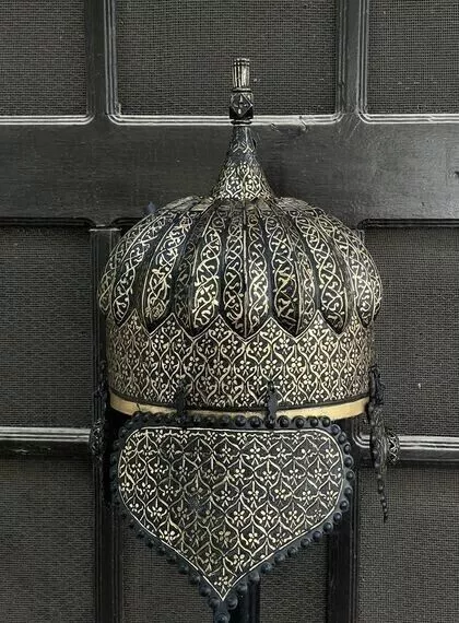 MEDIEVAL OTTOMAN TURKISH Warrior Helmet Arabic Writing Islamic  helmet/Turban $1,042.69 - PicClick AU