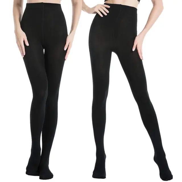 Thermal Fleece Lined Tights Women Warm Fake Translucent Pantyhose For Women
