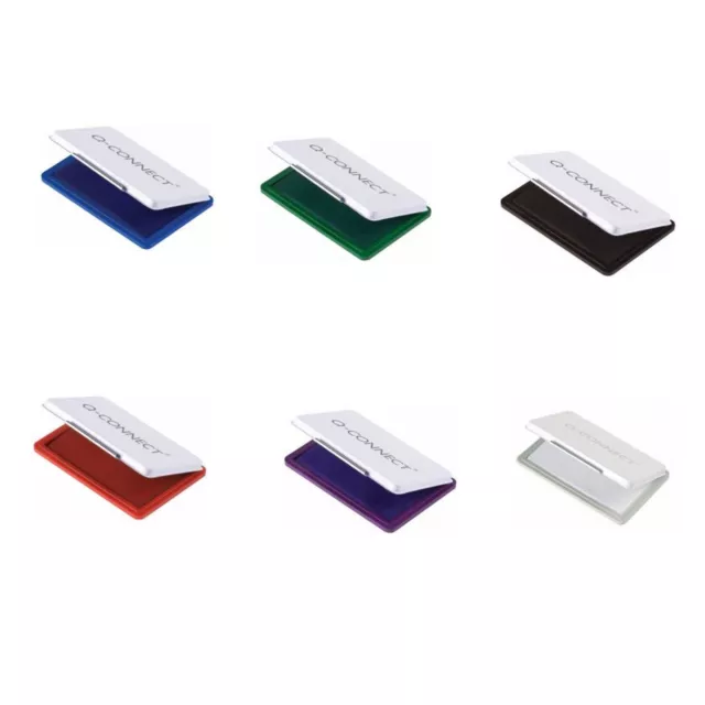 Stempelkissen 11x7cm schwarz blau rot grün violett neutral für Stempel Farbe/Set