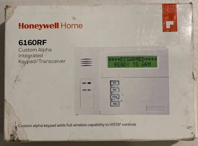 Honeywell Home 6160RF Custom Alpha integrated Keypad/Transceiver