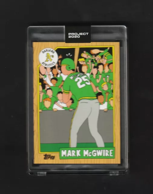 Topps Project 2020 1987 Mark McGwire by Fucci ~~ Low PR