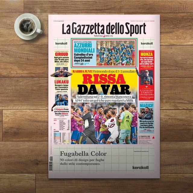 Gazzetta Dello Sport Du 2 Février 1957 - Atalanta, Altidoro Polidori, Salernitana