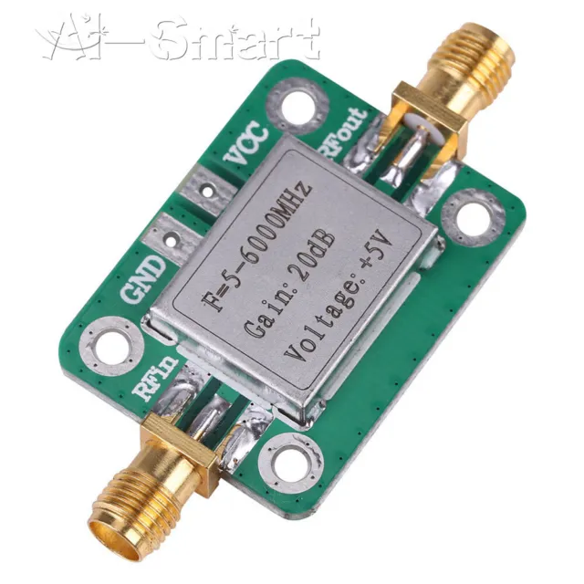 5M-6GHz RF Broadband Signal Amplifier Power Amplifier Gain 20dB VFH UHF SHF New