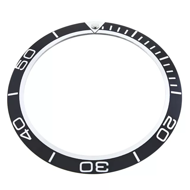 Bezel Insert For Omega Seamaster Planet Ocean Watch Black Fit 41Mm Case 3