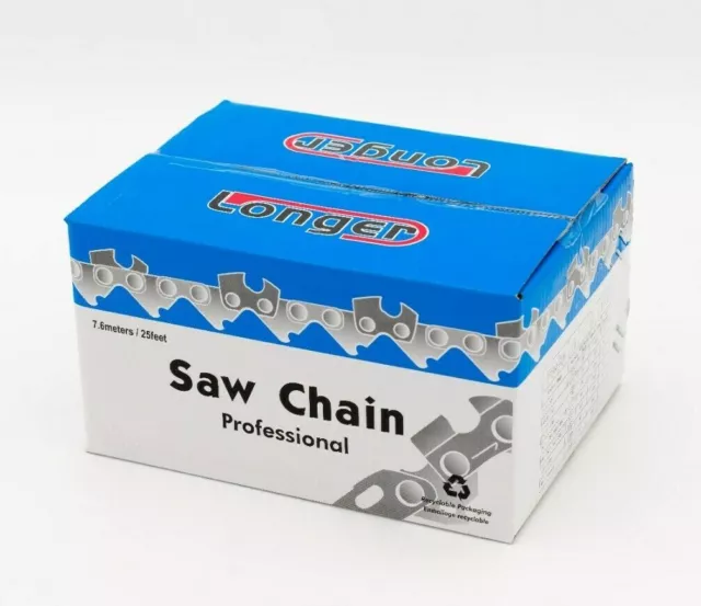 25 ft Roll LONGER CHAINSAW CHAIN 325 063 SEMI CHISEL SUITS STIHL