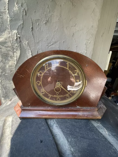 Vintage antique Seth Thomas electric Mantle Clock , needs some adjustments