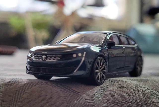 Modèle Réduit Peugeot 5008 Mk1 Norev 1/60 – Bleu Foncé, Métal, Boîte Incluse, état Neuf