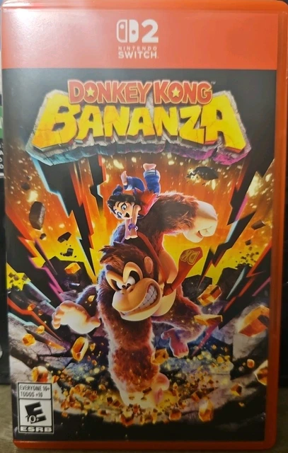 DONKEY KONG BANANZA Nintendo Switch 2025 Physical Video Game Complete donkey-kong-bananza-nintendo-switch-2025-physical-video-game-complete