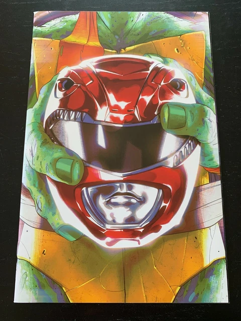 Power Rangers Teenage Mutant Ninja Turtles #1 Mike Helmet (2020 IDW/Boom!) NM
