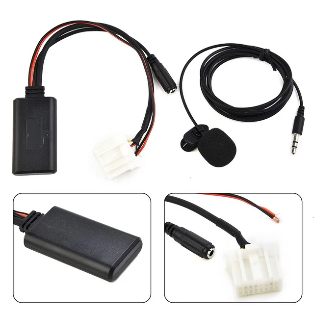 Voiture Audio Bluetooth Haut-Parleur Musique Câble Adaptateur Avec / Micro for