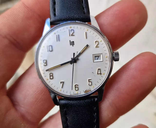 *Magnifique* Ancienne Montre Lip Mécanique Int 7425 Vintage Rare French Watch