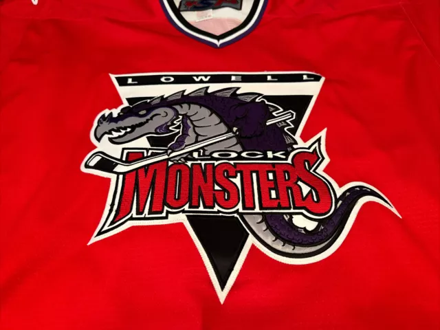 GAME WORN BONNEAU Authentic Hurricanes SP AHL Lowell Lock Monsters Hockey  Jersey $599.99 - PicClick