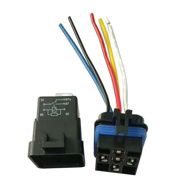 SENZEAL Kit Prise Relais 5 Broches 12V - Harnais De Câblage Pour Voiture, Facile à Installer