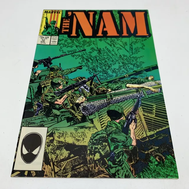 The 'Nam #12 Marvel 1988 Comic Book Graphic Novel Army Military Kg War
