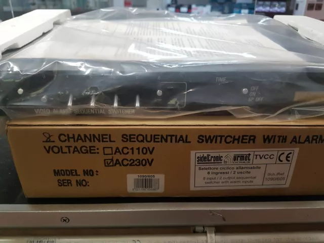 URMET 1090/605 Sélecteur Hélicoptères À 8 Canaux pour Usine CCTV Voiture Alarm