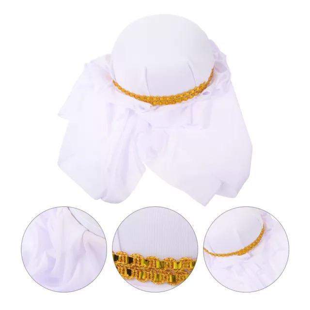 Cappello arabo oggetti di scena costume performance copricapo cappelli Halloween sciarpa