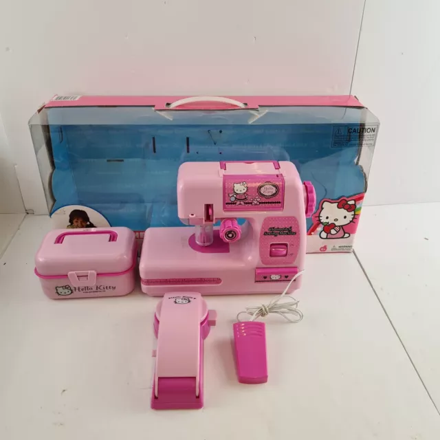 Hello Kitty Chainstitch Sewing Machine Bead Applicator Activity Set Pink Sanrio